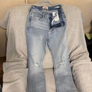 Wrangler high rise straight size 4/27 x 34 Jeans